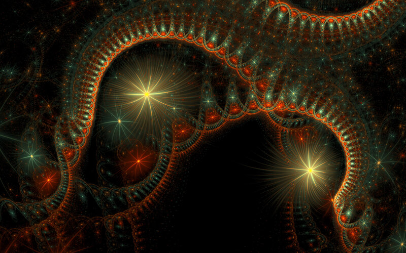fractal starry tunnel