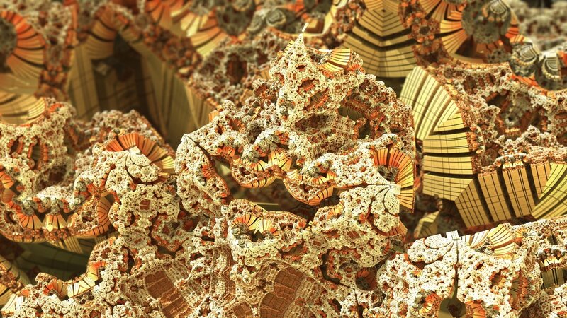 Fractal structure with intricate patterns