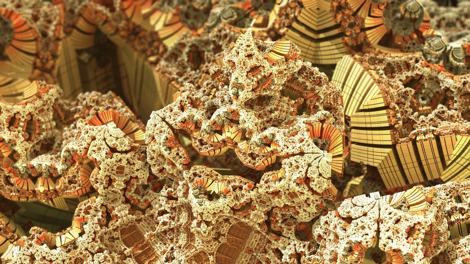 Fractal structure with intricate patterns