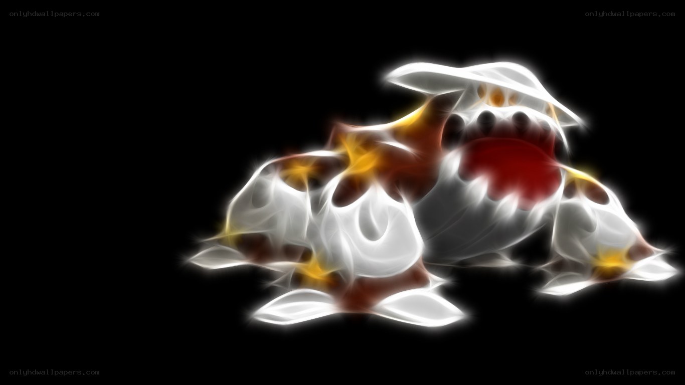Fractal-style Pokémon artwork