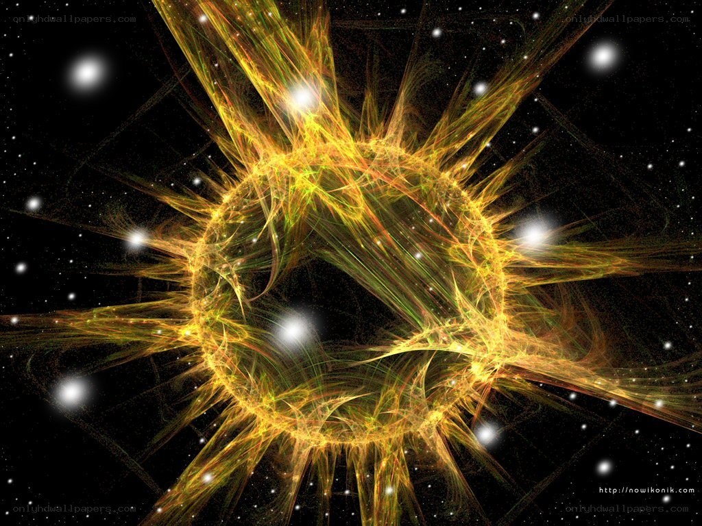 fractal sun in space