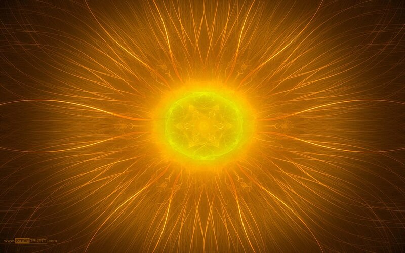 fractal sunburst design