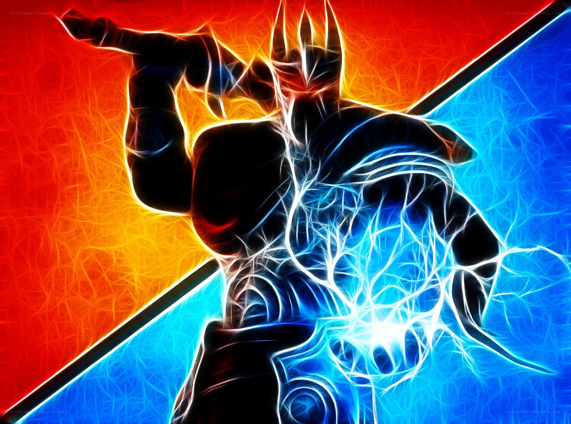 fractal superhero in action
