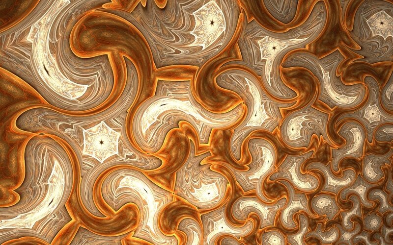 Fractal swirl pattern