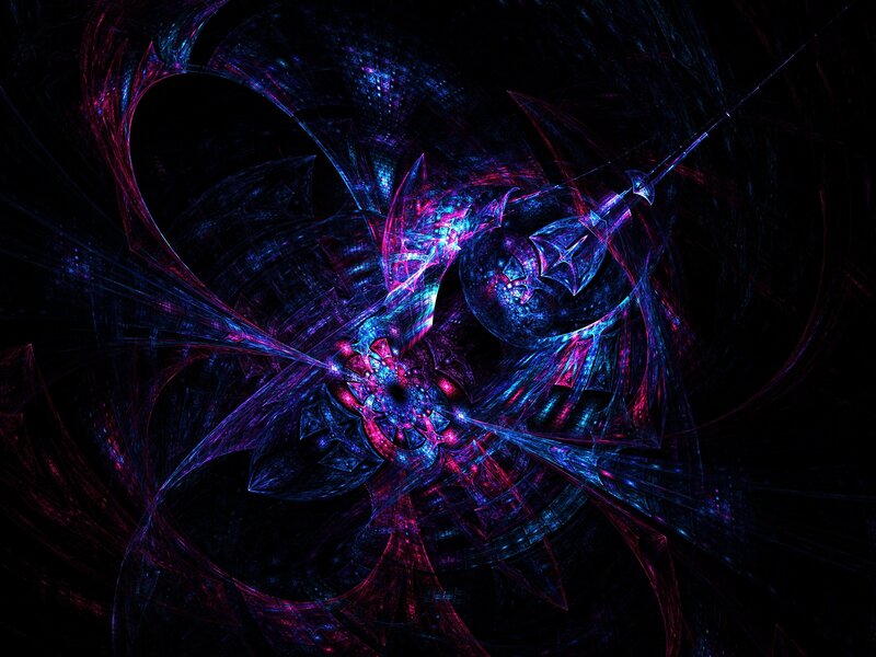 fractal sword in dark vortex