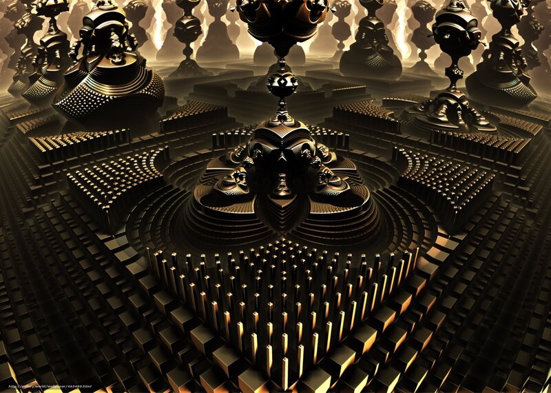 Fractal temple architecture