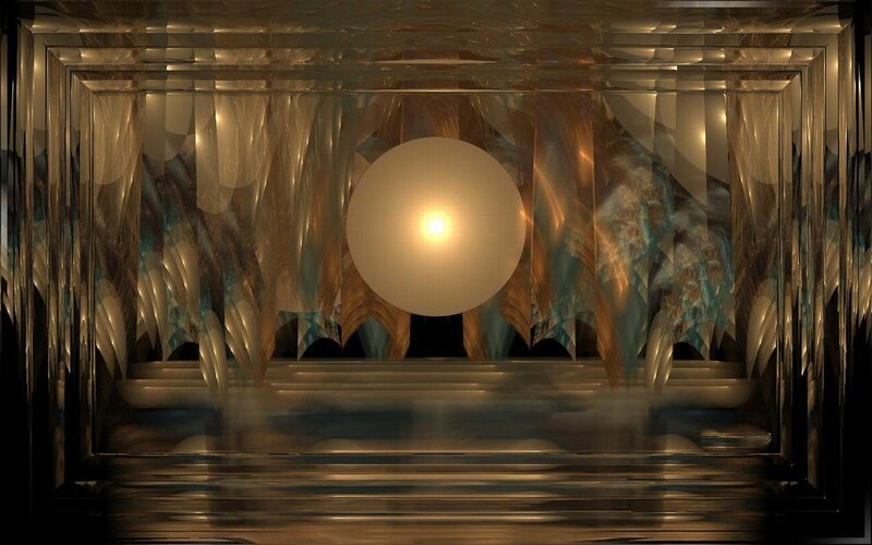 Fractal Temple Interior