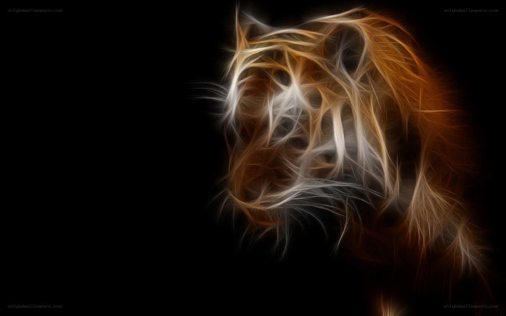fractal tiger head