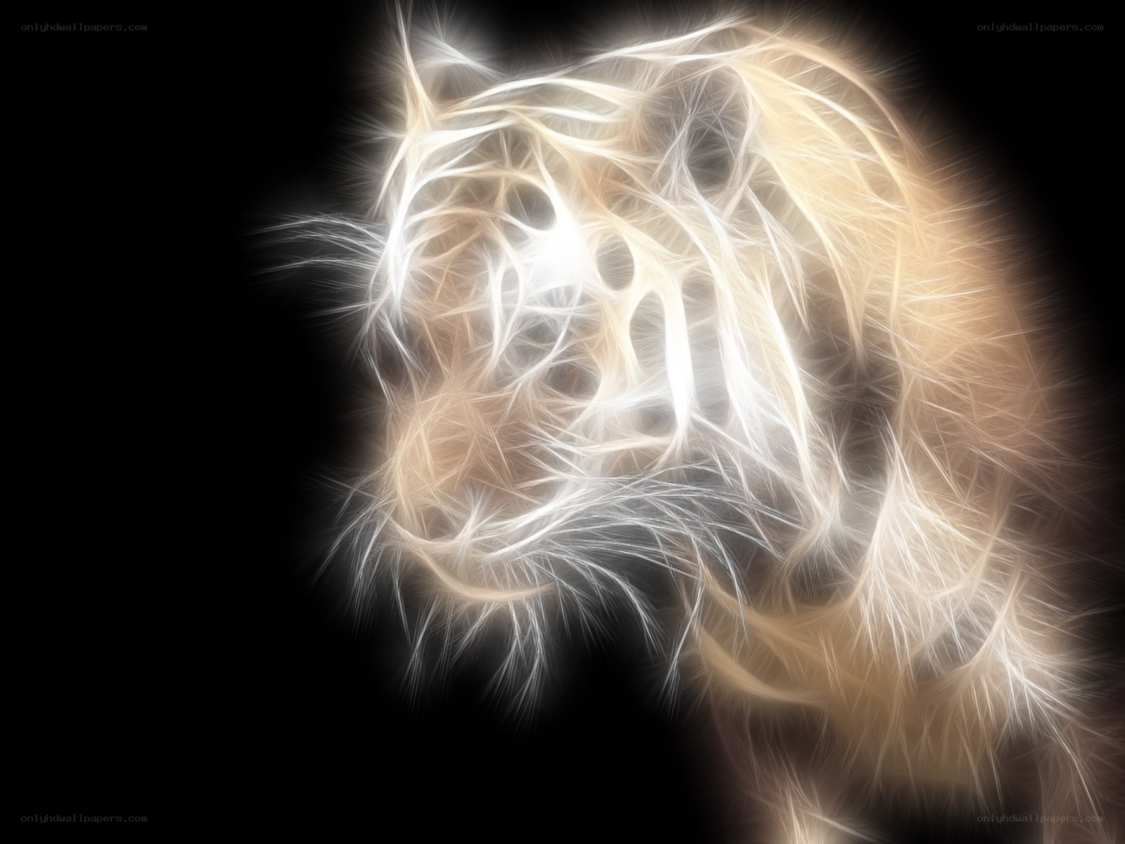 fractal tiger head