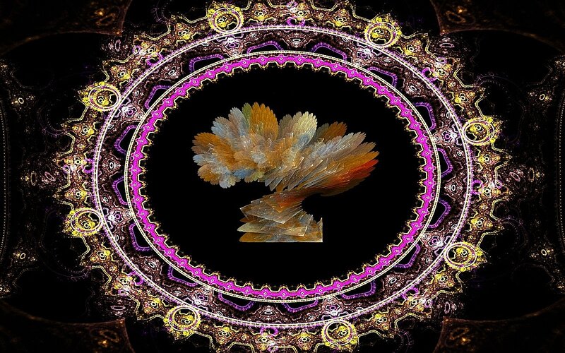Fractal Tree in Mandala