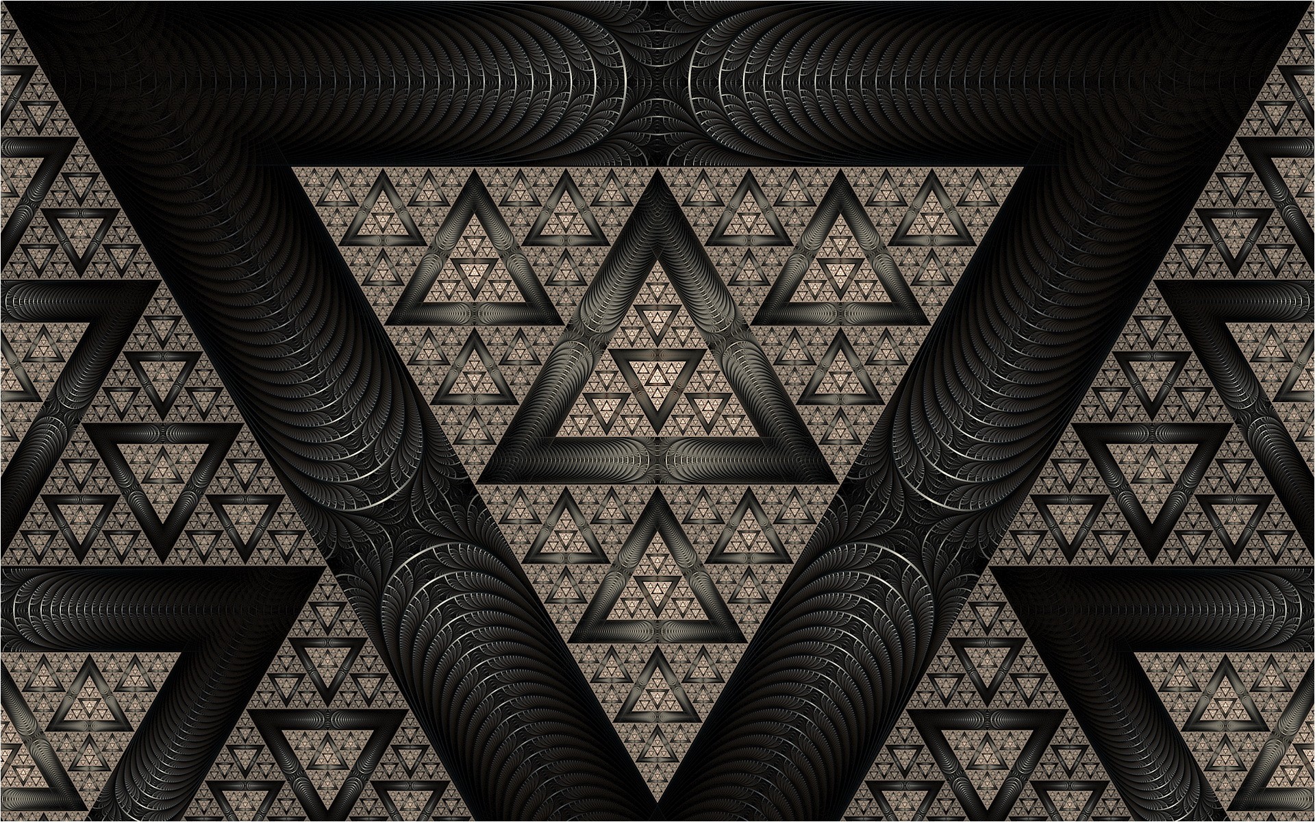 Fractal Triangle Pattern