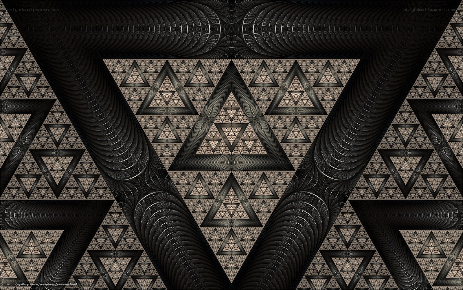 Fractal Triangle Pattern
