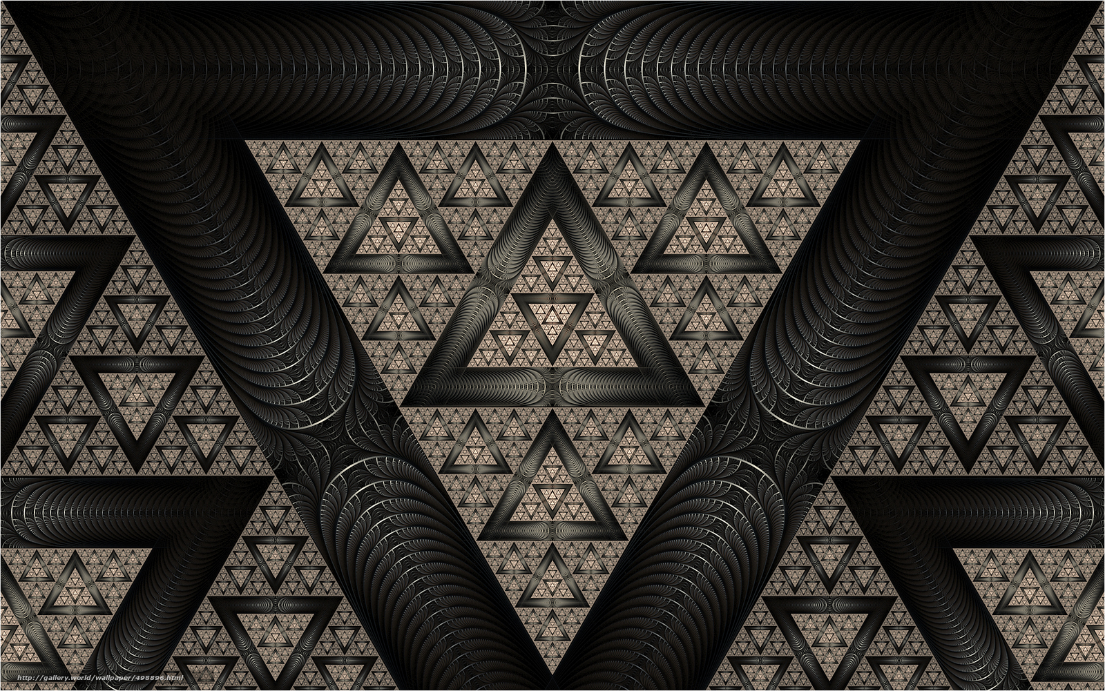 Fractal Triangle Pattern