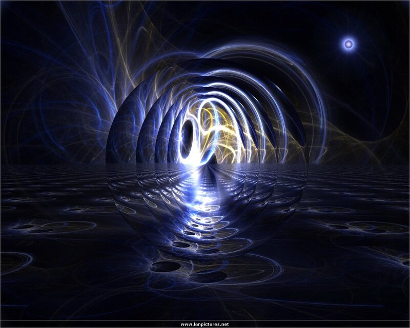 Fractal tunnel of light
