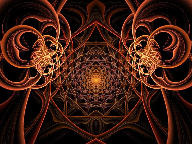 Fractal tunnel of light