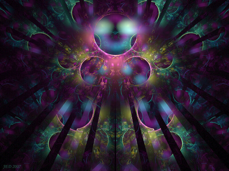 fractal tunnel of light