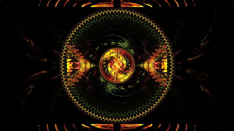 fractal tunnel of light