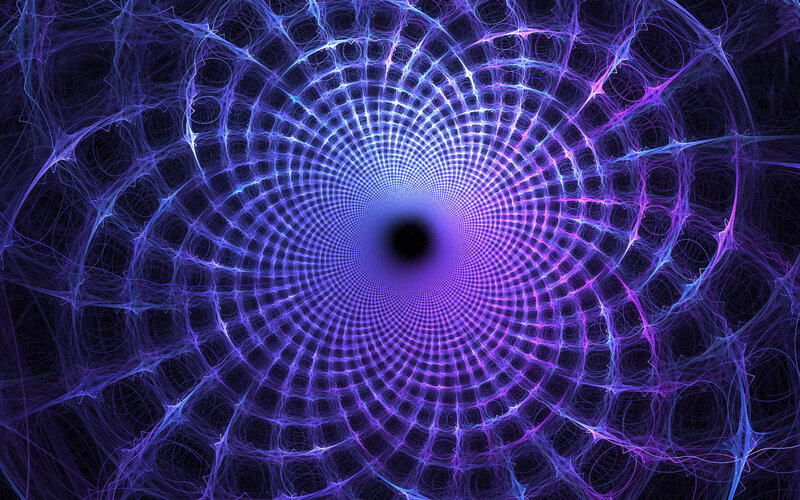 fractal tunnel of light