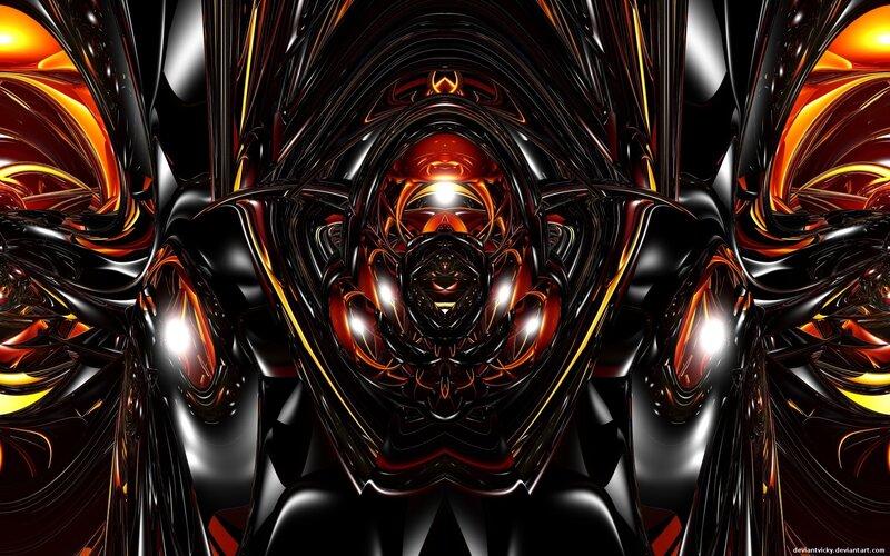fractal tunnel of light