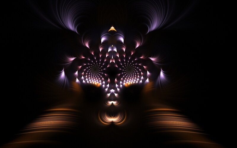 fractal tunnel of light