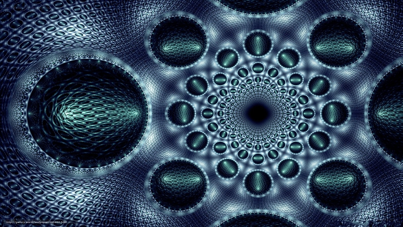 Fractal tunnel pattern