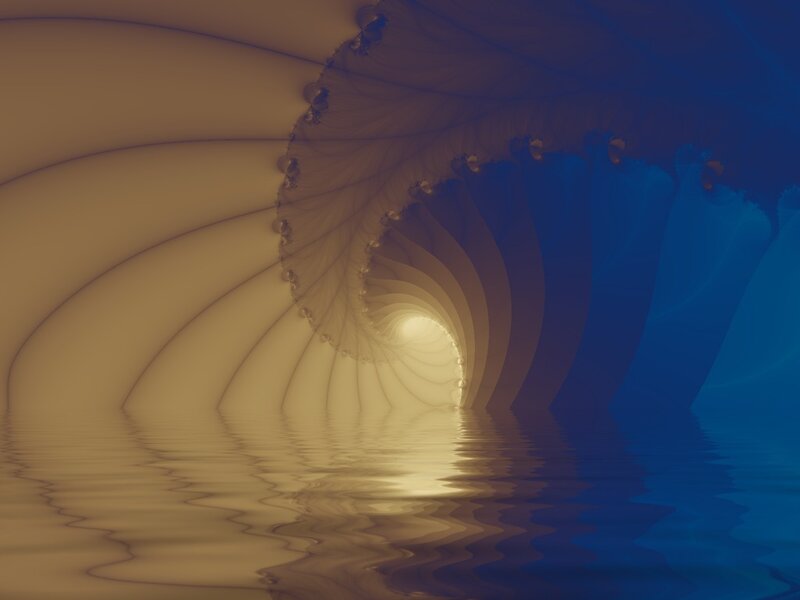 Fractal Tunnel Reflection
