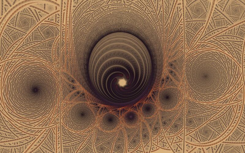 fractal tunnel spiral
