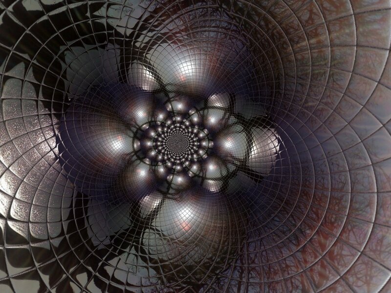 Fractal Tunnel Structure — Black