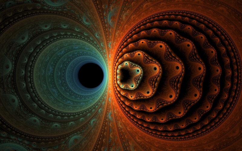 fractal tunnel visualization