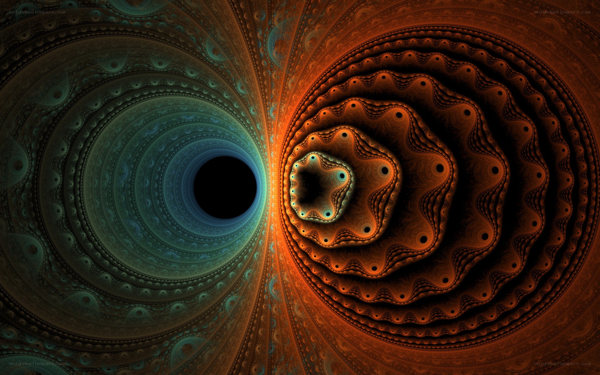 fractal tunnel visualization