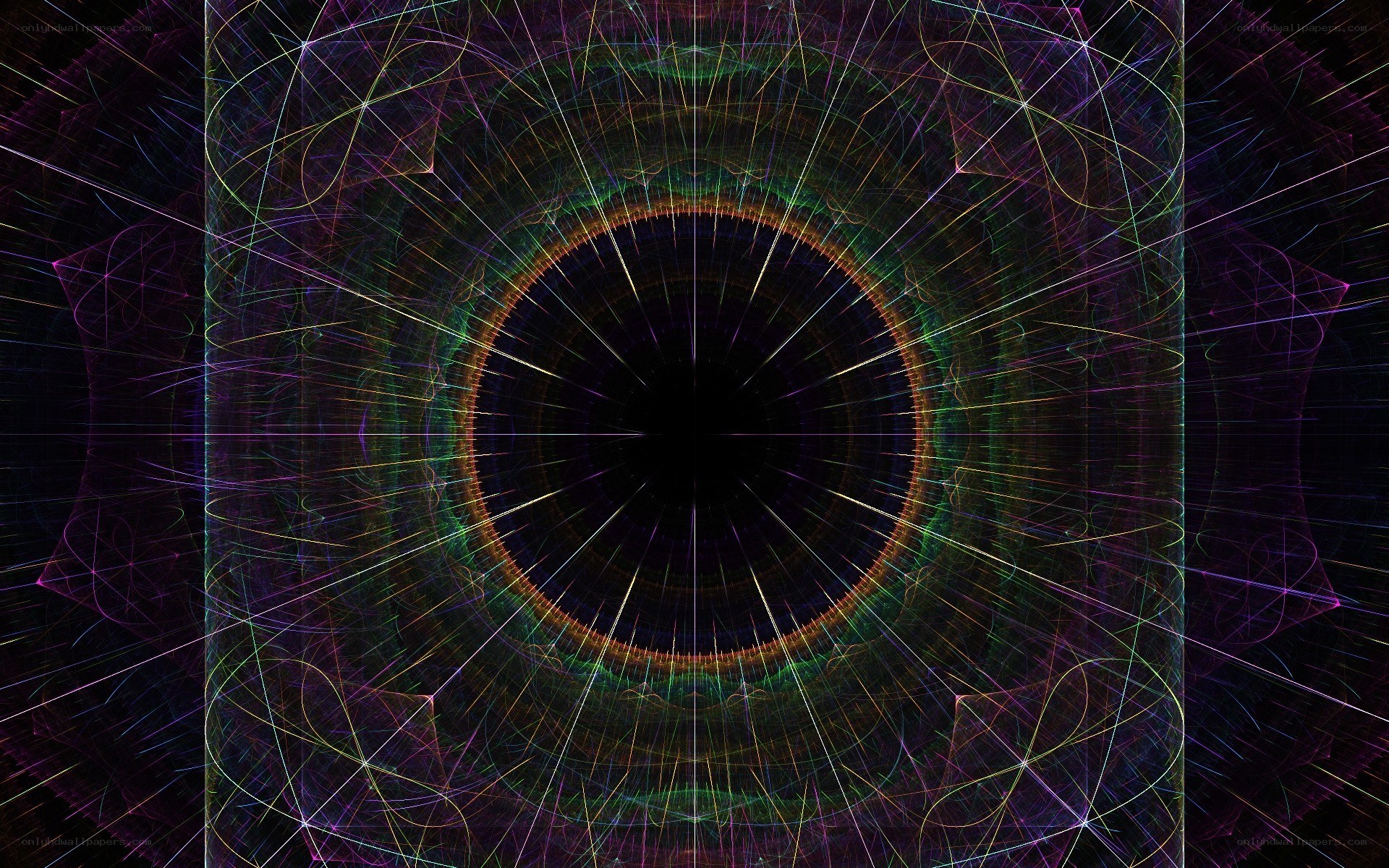 Fractal tunnel visualization