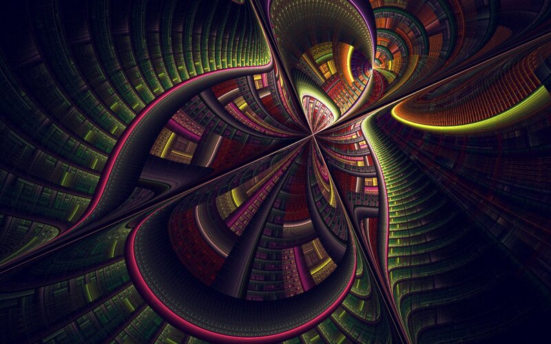 fractal tunnel visualization