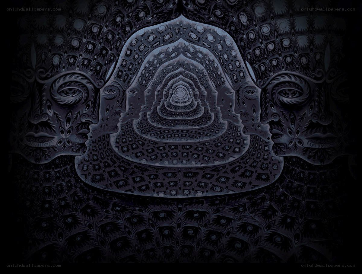 fractal tunnel with faces