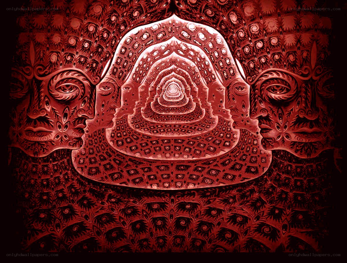 fractal tunnel with faces