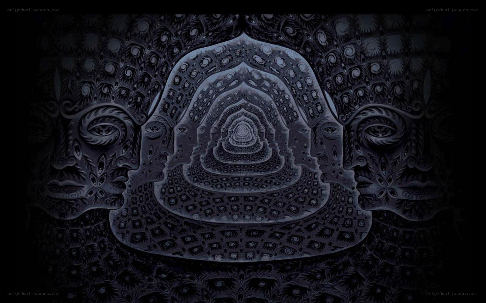 fractal tunnel with faces