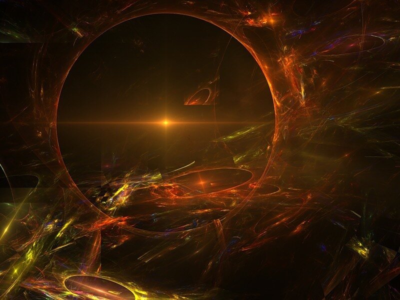 Fractal Tunnel with Light