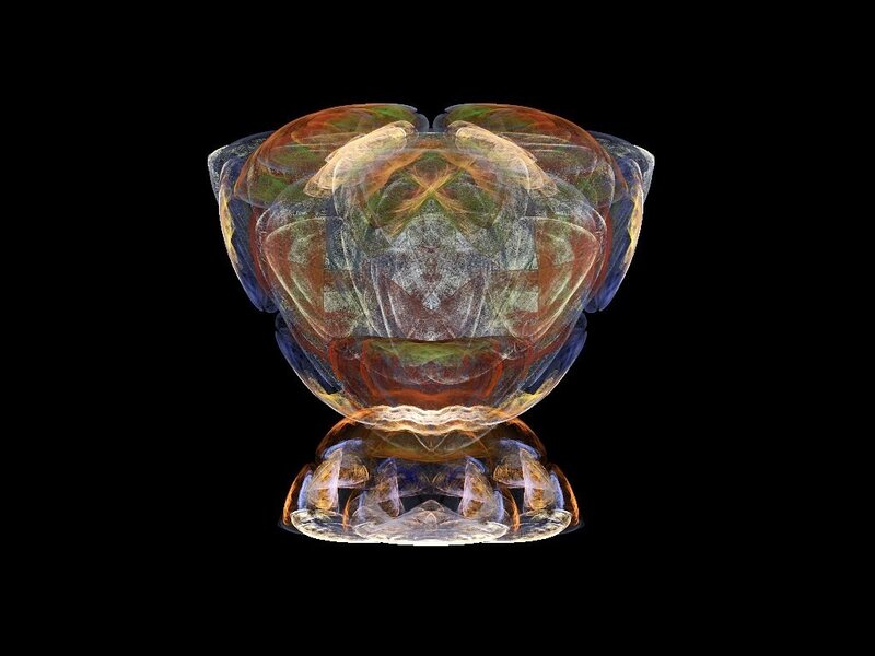 Fractal Vase Sculpture
