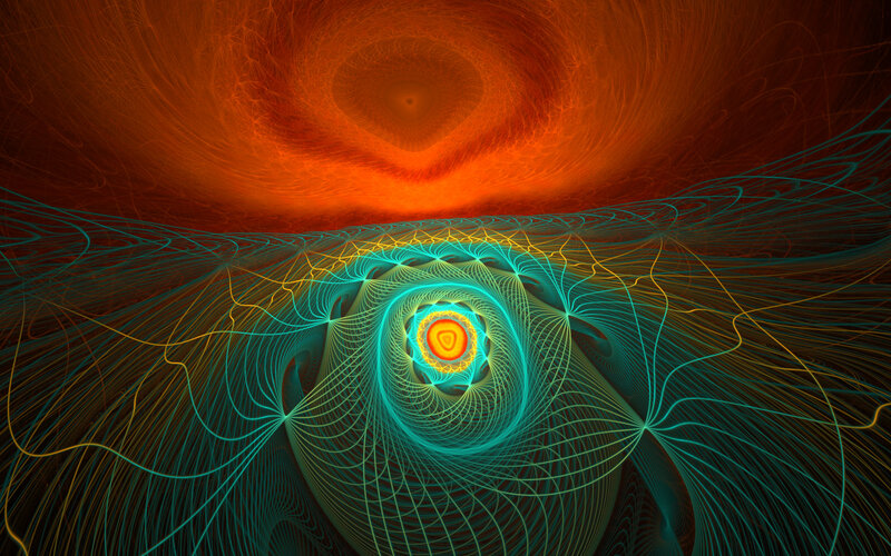 Fractal vortex tunnel