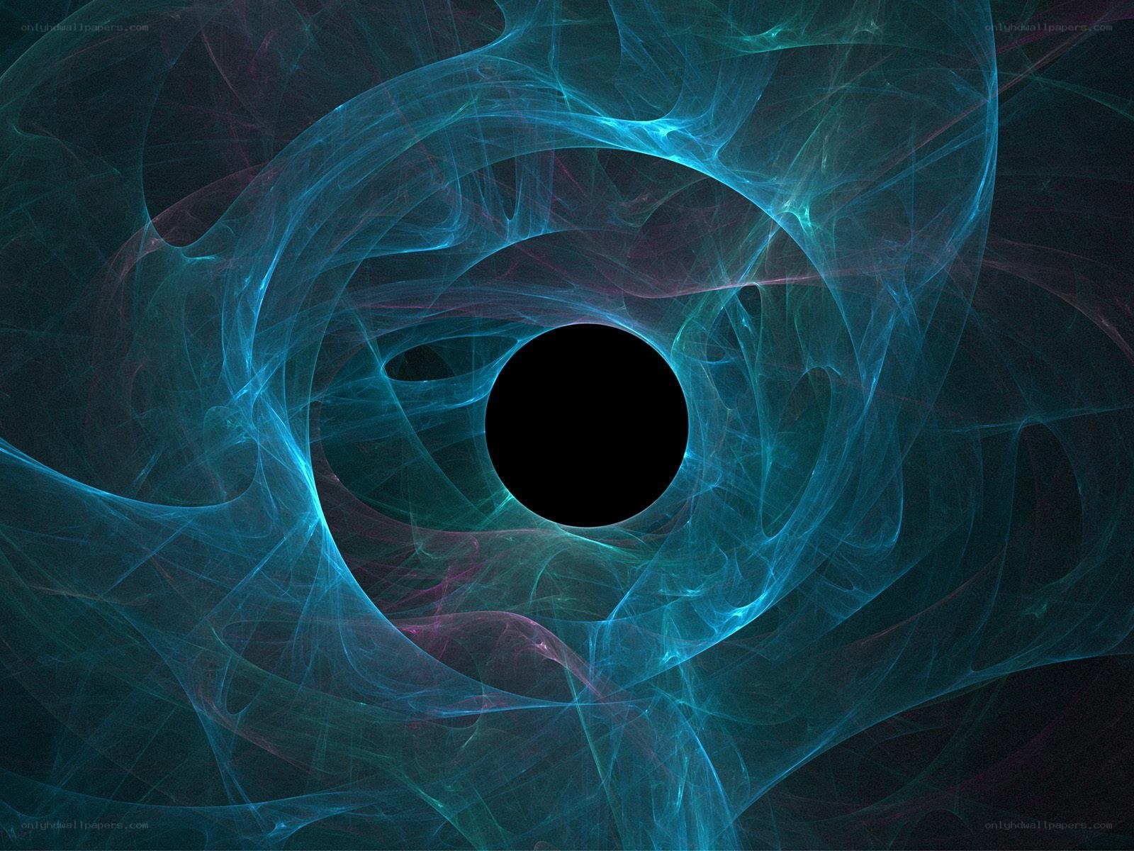 fractal vortex with central void