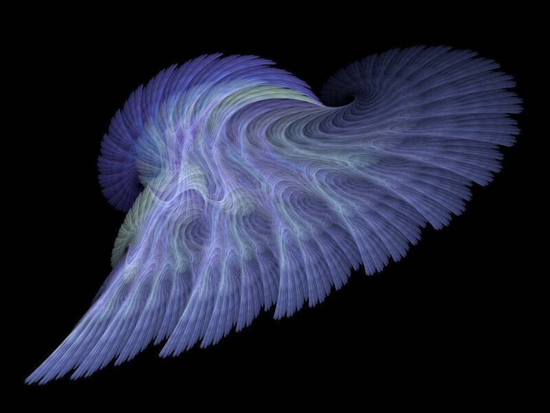 Fractal Wing Design — Purple
