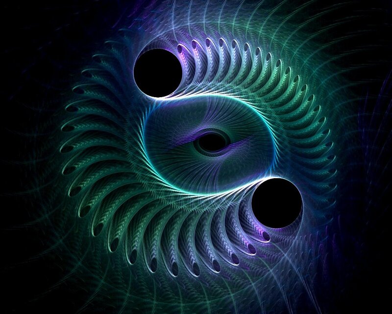 fractal yin-yang pattern