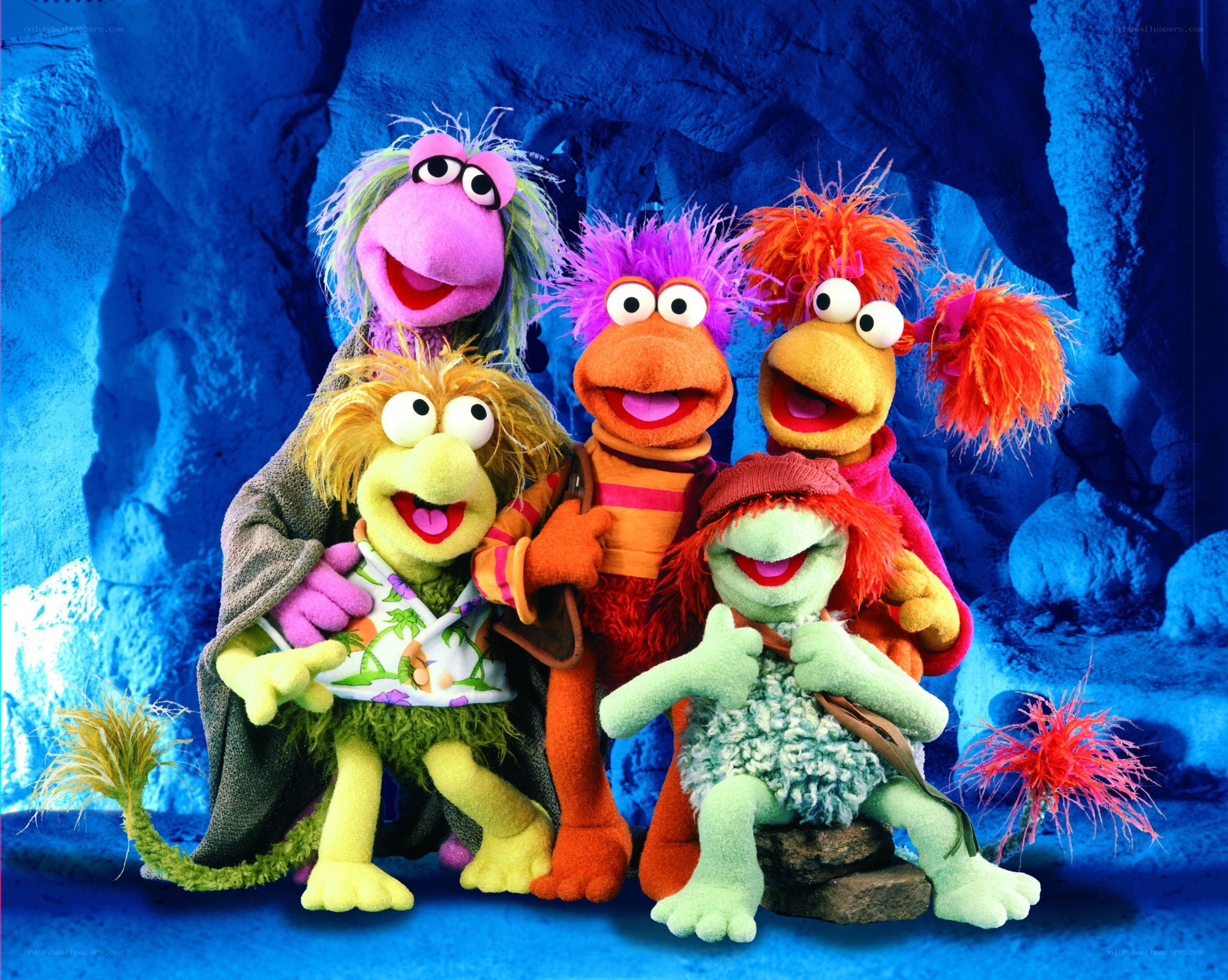 Fraggle Rock characters in cave