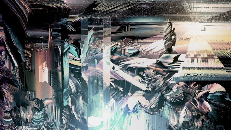 Fragmented Futuristic City