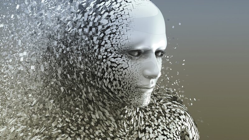 Fragmented Humanoid Head