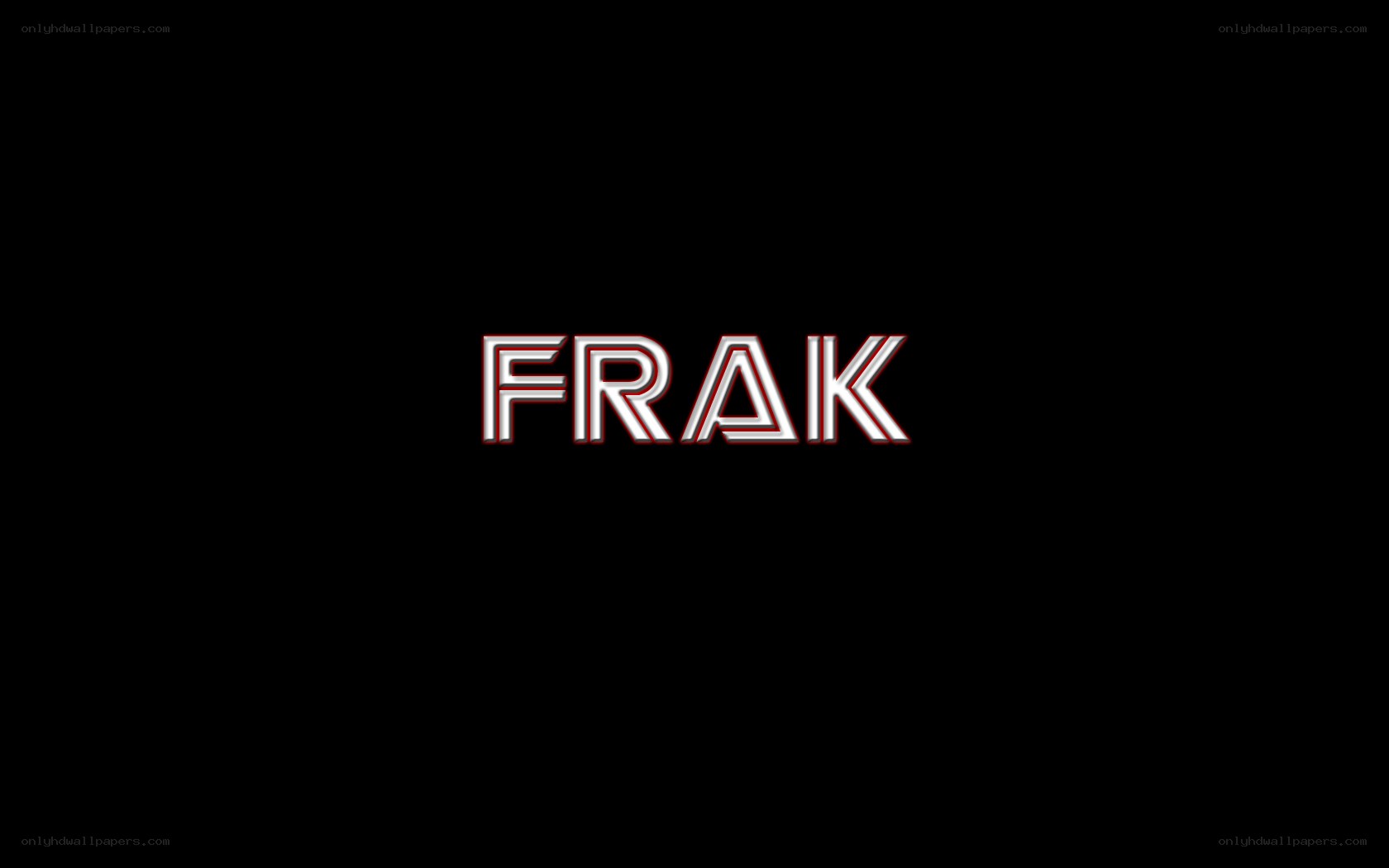 FRaK logo on black