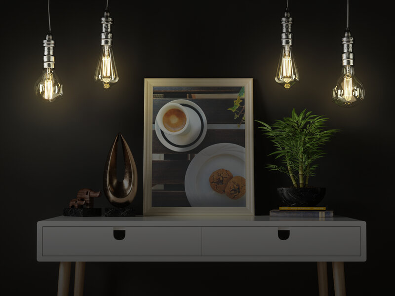 Framed Picture on Console