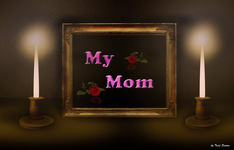 Framed Picture with Roses