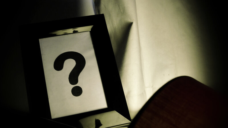 Framed Question Mark