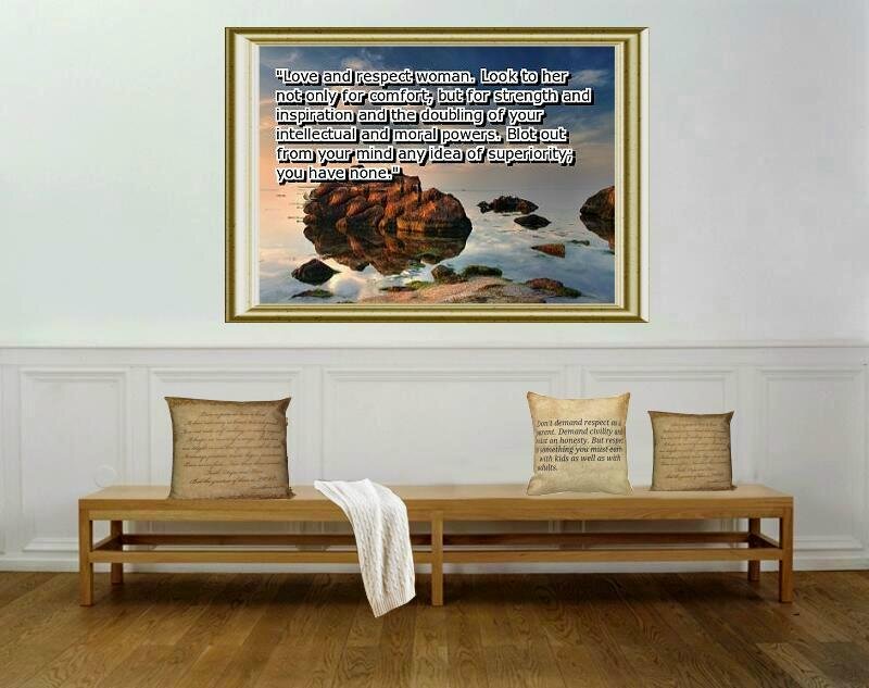 Framed Quote on Wall