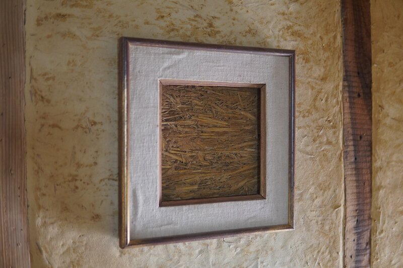 Framed Straw Artwork